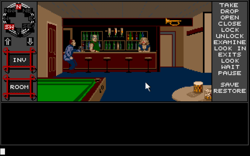 Personal Nightmare - Atari ST game screenshot (1989) by Horror Soft
